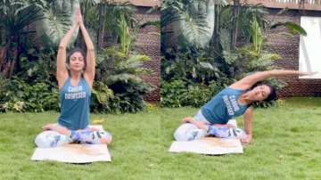 Ahead of International Yoga Day, Shilpa Shetty Kundra lists benefits of Parsva Sukhasana
