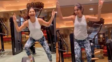 Shilpa Shetty explores ways to make fitness fun, adds 'Bhangra Power' to her cardio | WATCH