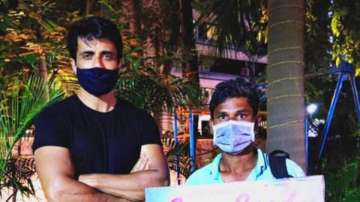 Sonu Sood's fan walks from Hyderabad to Mumbai to meet him, actor says ‘don’t risk your lives by doing this’