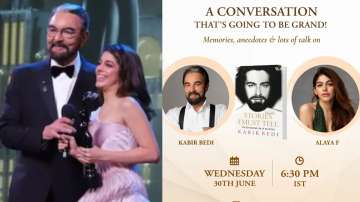 Alaya F to celebrate the success of grandfather Kabir Bedi's Book, 'Stories I Must Tell'