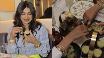 Priyanka Chopra goes 'desi' as she gorges on gol-gappas during her first visit to New York restauran