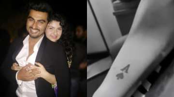 Arjun Kapoor dedicates new tattoo to sister Anshula. Watch video