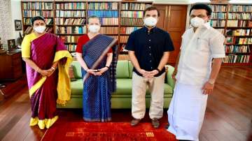 DMK chief, MK Stalin, meeting, Sonia Gandhi, Rahul Gandhi, political latest news, tamil nadu politic