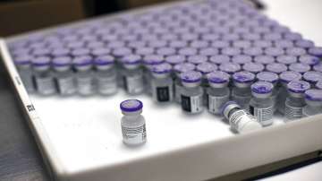 Frozen vials of the Pfizer/BioNTech COVID-19 vaccine. (Representational image)
