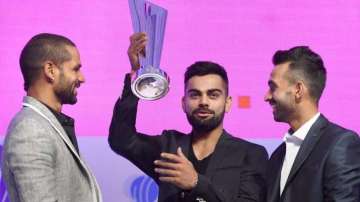 Shikhar Dhawan, Virat Kohli and Ajinkya Rahane 