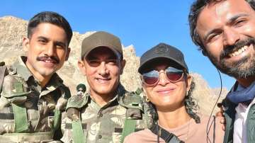 Aamir Khan, Kiran Rao pose happily in Ladakh, see their picture and thank Naga Chaitanya later!