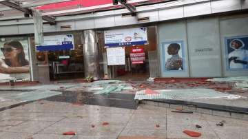 Gurugram: Portion of roof of Ambience Mall collapses