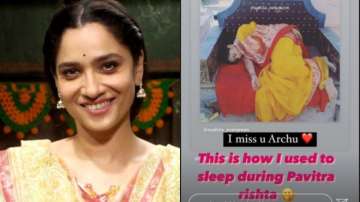 Pavitra Rishta 2: Ankita Lokhande reveals how she used to sleep during shoot through throwback pic