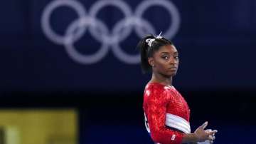 File photo shows Simone Biles