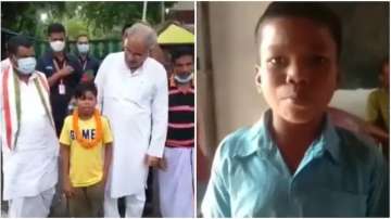 'Bachpan Ka Pyaar' boy Sahdev Dirdo meets Chhattisgarh CM Bhupesh Baghel