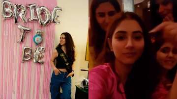 Inside bride to be Disha Parmar's at-home bachelorette party