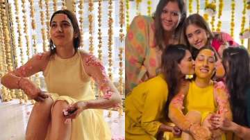 #Dishul Wedding: Inside pics, videos from Disha Parmar's Haldi ceremony go viral. Seen yet?