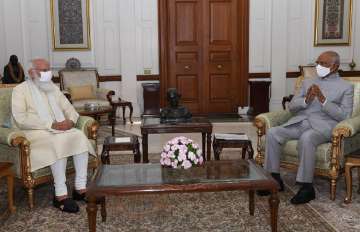 pm modi president kovind meeting, pm president meeting, modi kovind meet, 