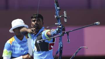 Deepika Kumari (left) and Pravin Jadhav will be in action in their individual events