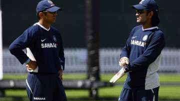 Rahul Dravid and MS Dhoni