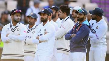 File photo of dejected Indian players after losing WTC final to New Zealand.