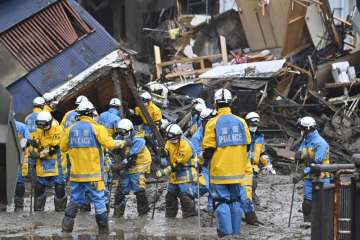 japan mudslide