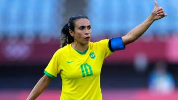 Pele hails Brazil women's footballer Marta after incredible Olympic landmark