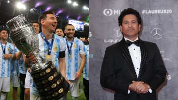 'Continue inspiring': Sachin Tendulkar congratulates Lionel Messi and Argentina for Copa America win