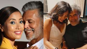 Milind Soman, Ankita Konwar paint Insta red with loved-up pictures on their 3rd wedding anniversary