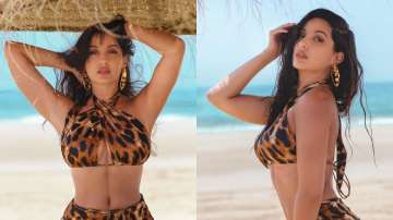 Nora Fatehi celebrates 30 million followers on Instagram with sultry beach pictures