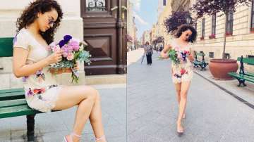 Kangana Ranaut plays 'Bolly Bimbo' as she treats fans with breezy pictures from Budapest