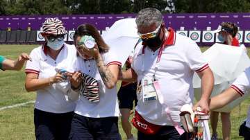 Russian archer loses consciousness in Tokyo heat during Olympics ranking round