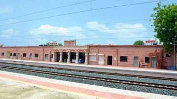 A glimpse of revamped Vadnagar Railway Station, inaugurated by Prime Minister Narendra Modi on Friday. This is the same station where PM Modi used to sell tea during his childhood days.