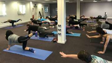  Yoga during lunch breaks to keep stress in-check