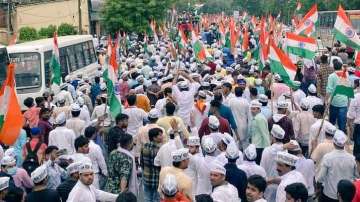 UP: AAP's 'Tiranga Yatra' in Noida on September 1