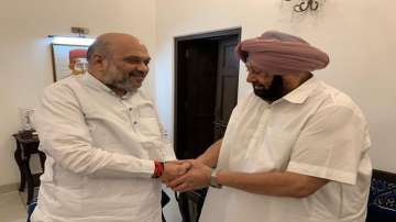 Punjab Chief Minister Amarinder Singh on Tuesday met Union Home Minister Amit Shah.