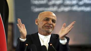 FILE | In this March 21, 2021 file photo, Afghan President Ashraf Ghani speaks during a ceremony celebrating the Persian New Year, Nowruz at the presidential palace in Kabul, Afghanistan.