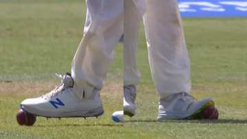 ENG vs IND 2nd Test Day 4 | England fielder spotted stepping on ball with spikes on
