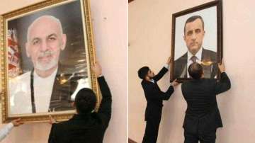 Afghan embassy in Tajikistan removes ex-President Ghani's picture, puts Saleh's photo instead