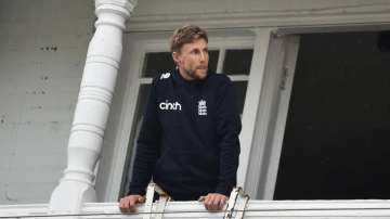 England captain Joe Root look on as rain delays play during day five of the First Test 