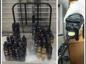 Heroin hidden in shampoo bottles seized at Delhi Airport; 2 Afghan nationals arrested