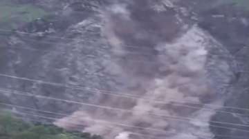 Joshimath landslide video 