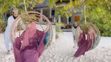 Video from Sana Khan and husband Anas Saiyad's Maldives getaway will leave you in splits