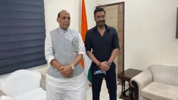 Ajay Devgn meets Defence Minister Rajnath Singh as 'Bhuj The Pride of India' releases