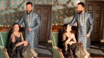 Sneak peek into Saif Ali Khan, sister Soha Ali Khan's royal photoshoot, watch video