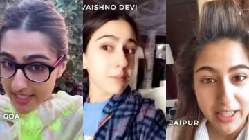 Sara Ali Khan shares 'namaste darshako' video featuring her travel to Goa, Vaishno Devi & other places