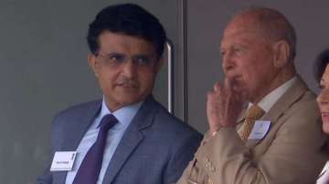 Sourav Ganguly and Geoffrey Boycott