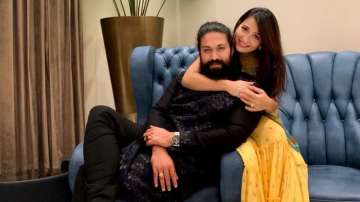 KGF fame Yash, wife Radhika Pandit celebrate 5 years of engagement. See their mushy pics