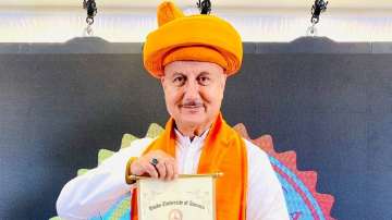 Anupam Kher conferred with honorary doctorate by Hindu University of America