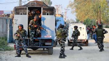 Security personnel arrive at the site of search operation. (Representational image)