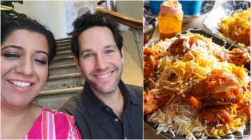 Paul Rudd enjoys Biryani at London resturant