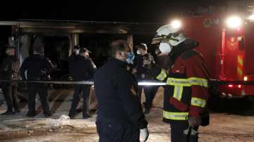 North Macedonia, ten die, COVID hospital fire, latest international news updates, Health Ministry, C