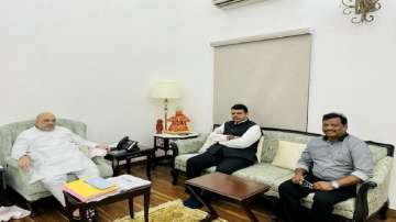 Devendra Fadnavis, Fadnavis meets amit shah, Amit Shah, meeting discussion, Goa Assembly polls, Maha