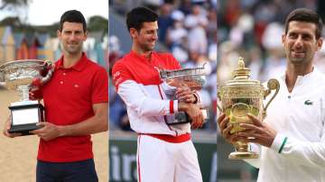 Novak Djokovic’s 2021 Grand Slam trophies