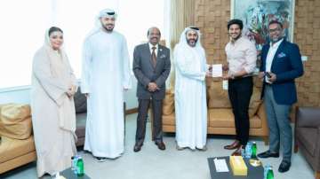 Actor Dulquer Salmaan receives UAE's Golden Visa